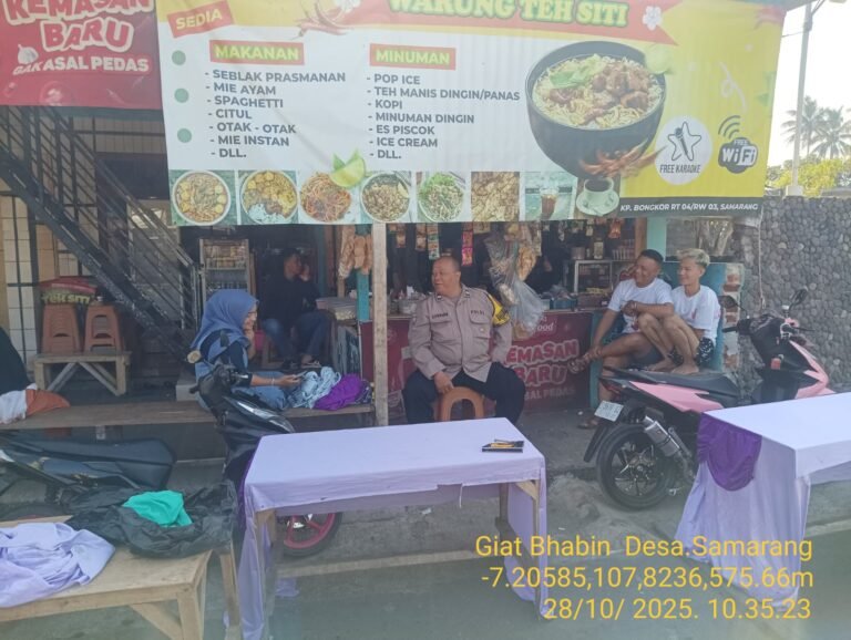 Polsek Samarang Giat Ngariung Kamtibmas Bersama Tokoh Masyarakat