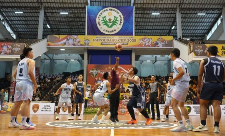 Kapolda Sumut Buka Kejuaraan Bola Basket Antar Pelajar Tahun 2025