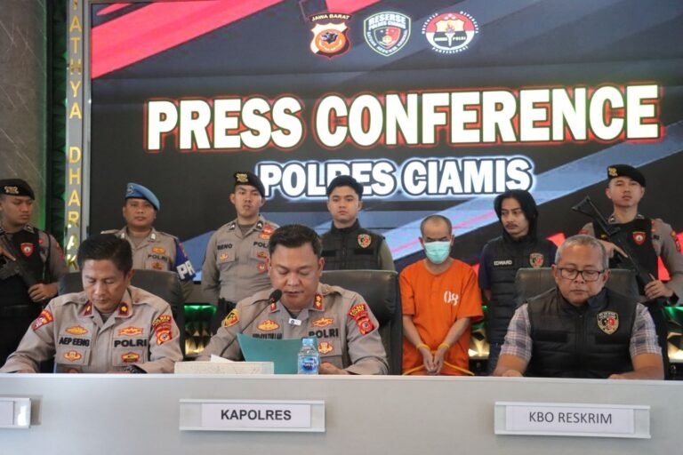 Polres Ciamis Gelar Konferensi Pers Ungkap Kasus Pencurian dengan Pemberatan di Sekolah, Tegaskan Komitmen Penegakan Hukum dan Perlindungan Aset Pendidikan