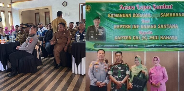 Kapolsek Samarang Hadiri Acara Pisah Sambut Danramil 1112 Samarang