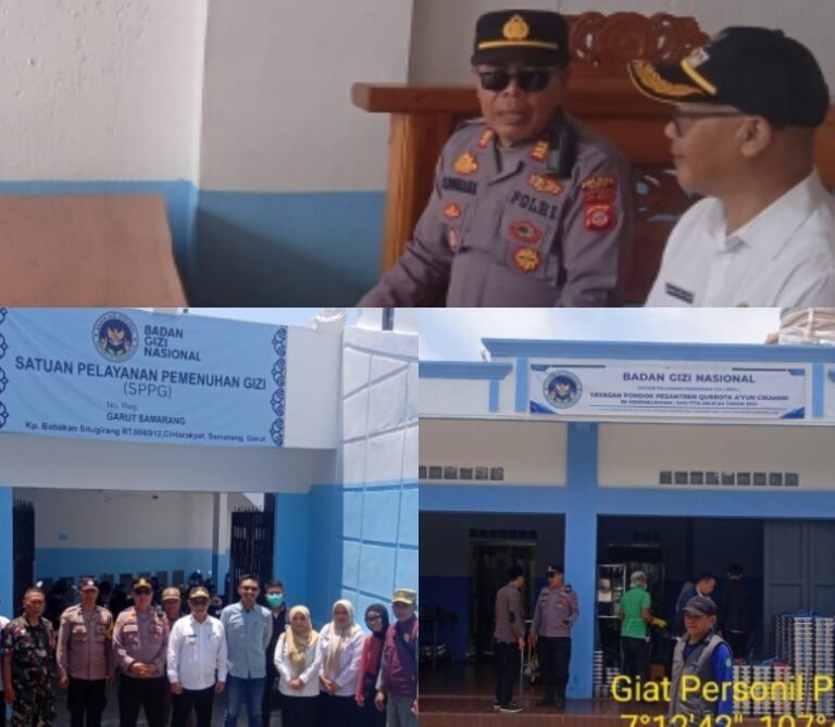 Kapolsek Samarang Monitoring Dapur Makanan Bergizi Gratis (MBG) di Wilayah Kecamatan Samarang