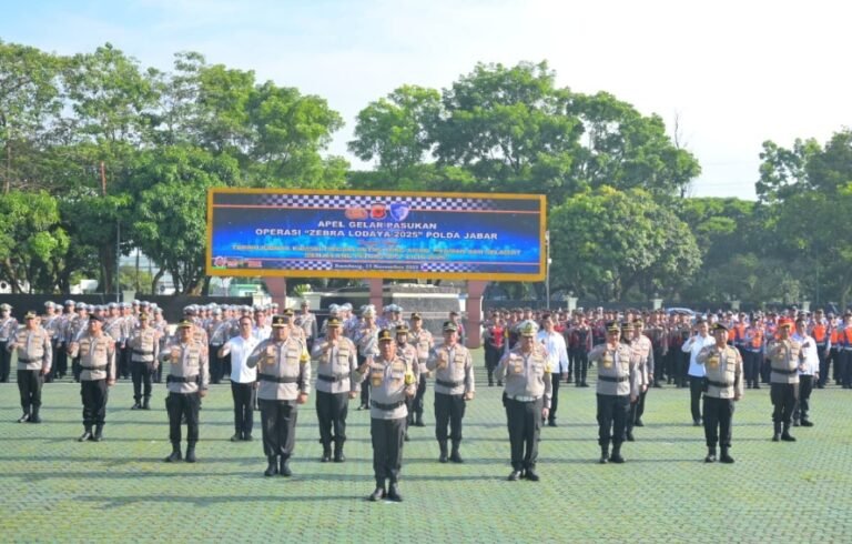 Polda Jabar Gelar Operasi “Zebra Lodaya-2025” Selama 14 Hari Jelang Nataru