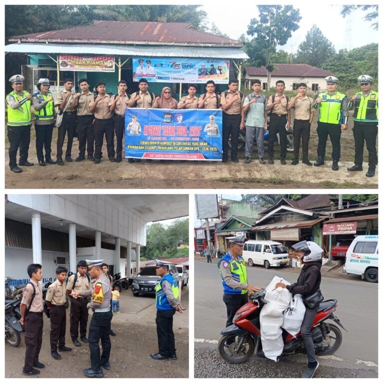 Kasat Lantas Polres Tapsel IPTU James Sihombing, S.H Gencar Lakukan Penyuluhan di Sekolah dan Penertiban Pelanggaran Lalu Lintas
