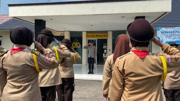 Cetak Kader Kamtibmas, Polsek Banjarsari Gelar Latihan Intensif Saka Bhayangkara