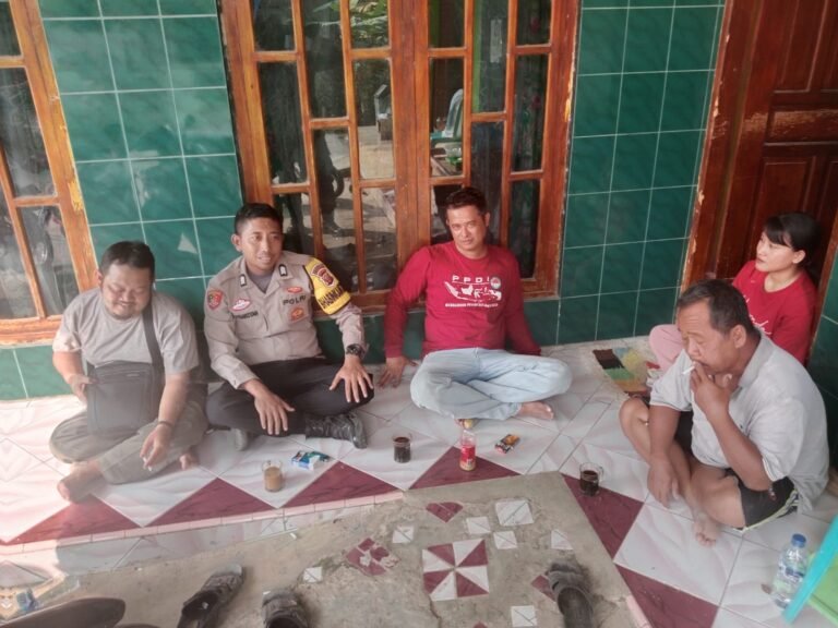 Perkuat Sinergitas, Polsek Lakbok Koorkom Kamtibmas ke Warga Desa Sidaharja