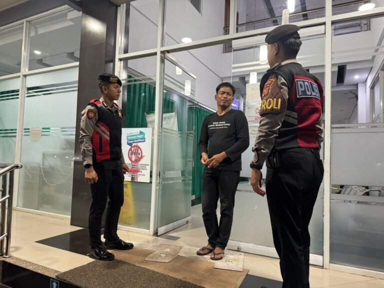 Cipkon Kamtibmas, Satuan Samapta Polres Ciamis Patroli Dialogis Sasar ke Klinik Al Amin Ciamis