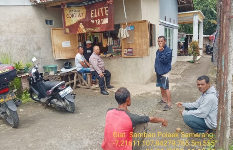 Polsek Samarang Giat Sambang Dan Ngariung Kamtibmas Di Kp Sirnagalih