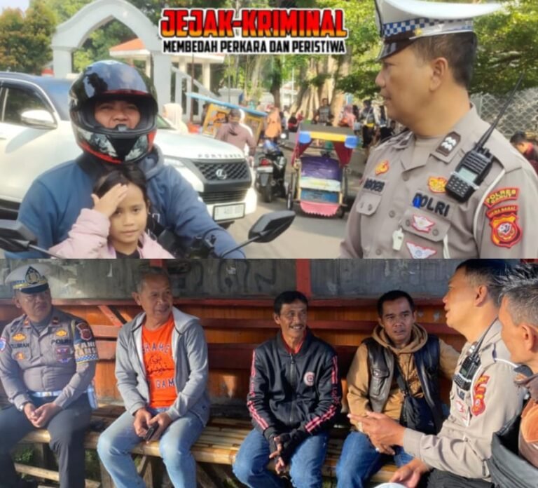 Sat Lantas Polres Garut Himbau Pengendara Agar Tidak Merokok Saat Berkendara