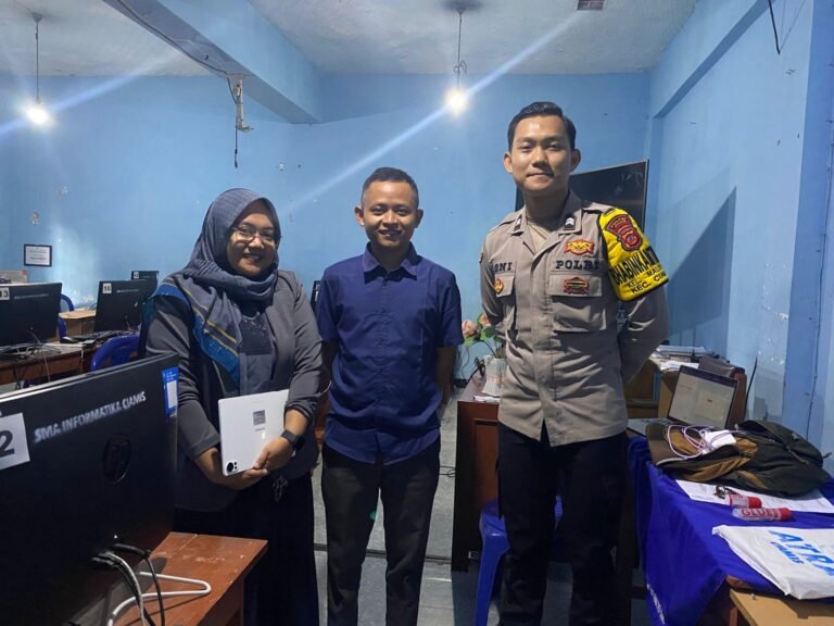 Humanis, Polsek Ciamis Datangi SMA Informatika Beri Penyuluhan ke Siswa Bahaya Kenakalan Remaja