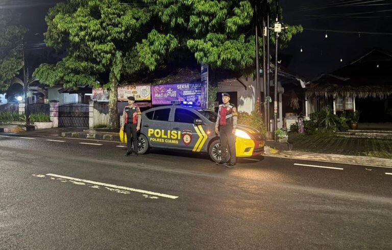 Polres Ciamis Intensifkan Patroli Biru Antisipasi Kejahatan Jalanan dan Balap Liar di Jalur Rawan