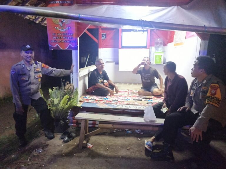 Polsek Kawali Intensifkan Patroli Biru untuk Cegah Gangguan Kamtibmas di Wilayah Hukum Polres Ciamis