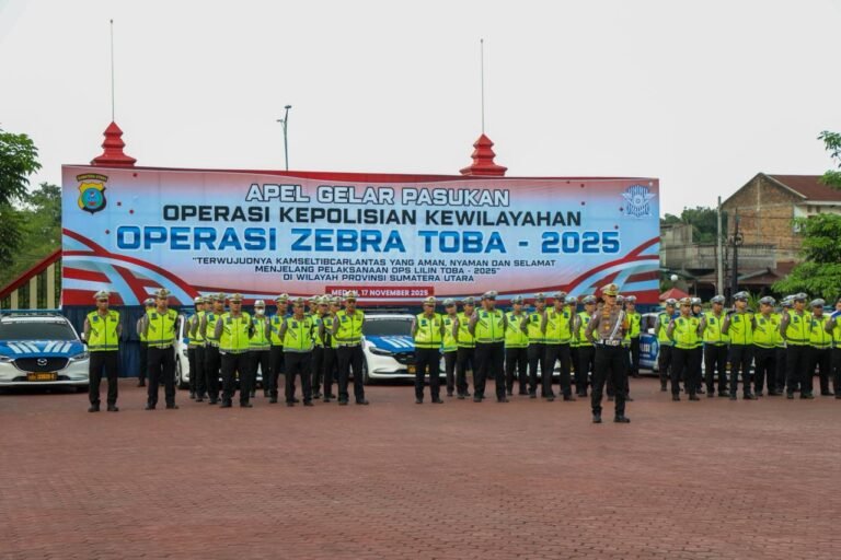 OPERASI ZEBRA TOBA 2025 Polda Sumut Tekankan Profesionalitas, Humanisme, dan Transparansi Penegakan Hukum