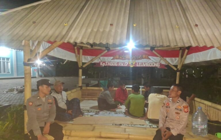 Polsek Leuwigoong Kontrol Pos Kamling di Kampung Tagog, Perkuat Keamanan Lingkungan