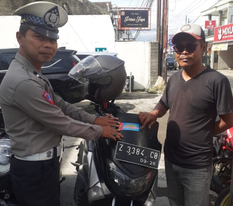 Kegiatan Sosialisasi Ops Zebra Lodaya 2025 di Wilayah Hukum Polsek Samarang