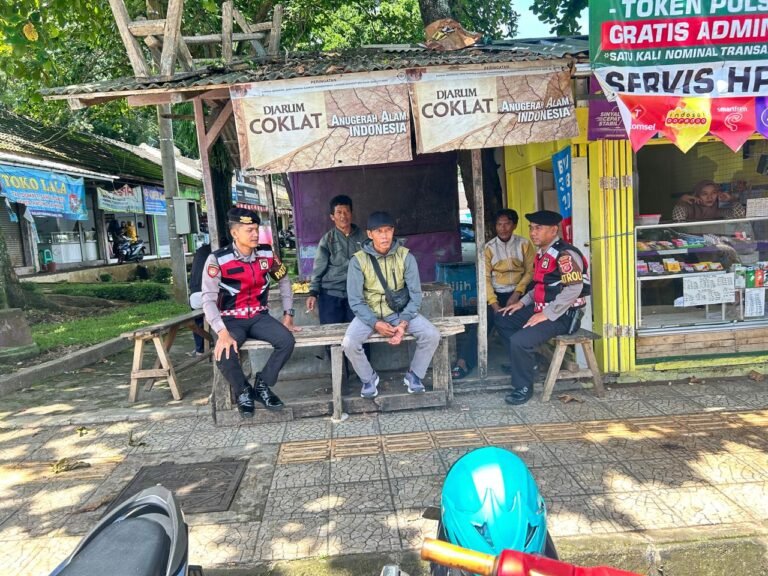 Polres Ciamis Tingkatkan Keamanan Wilayah Melalui Patroli Dialogis Sat Samapta di Pangkalan Ojeg Paskot