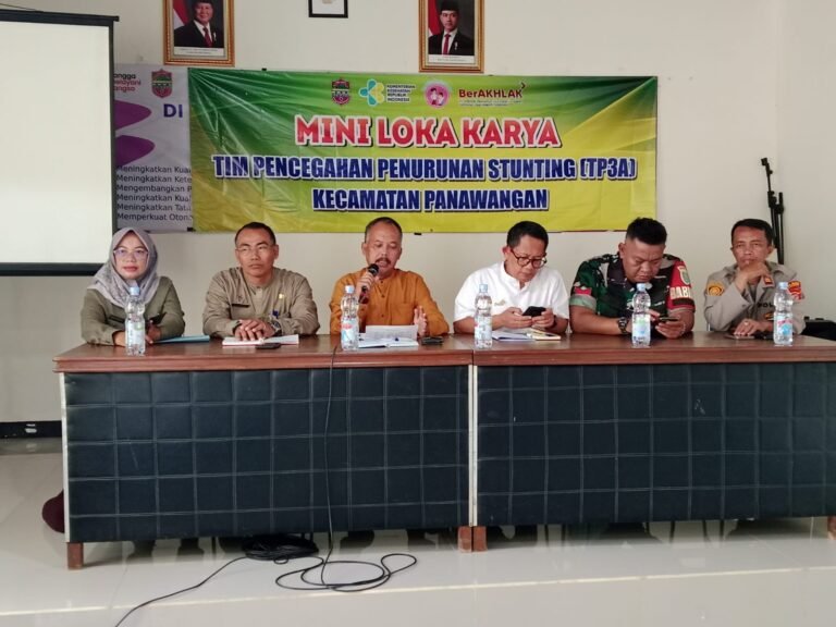 Polsek Panawangan Polres Ciamis Ikut Tim Percepatan Penanggulangan Stunting Panawangan