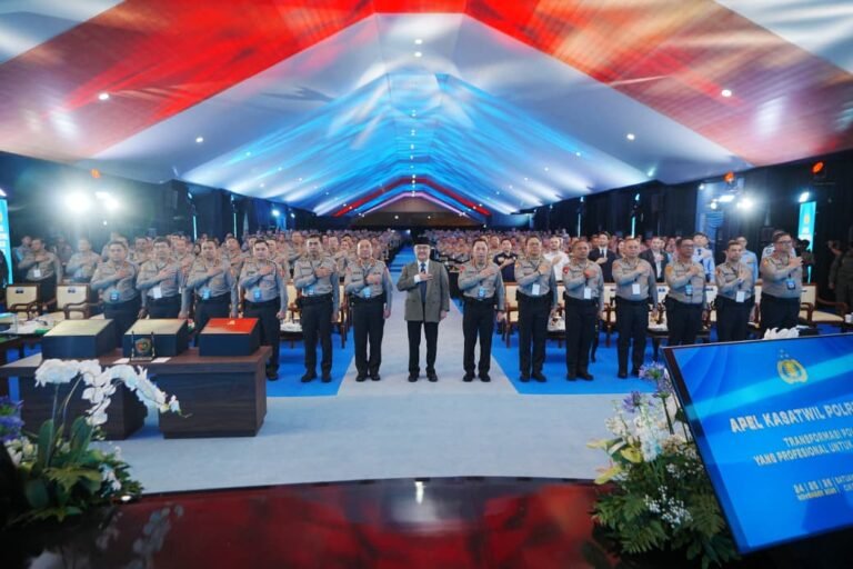 Gelar Apel Kasatwil, Kapolri: Semangat Polri Tingkatkan Pelayanan untuk Masyarakat