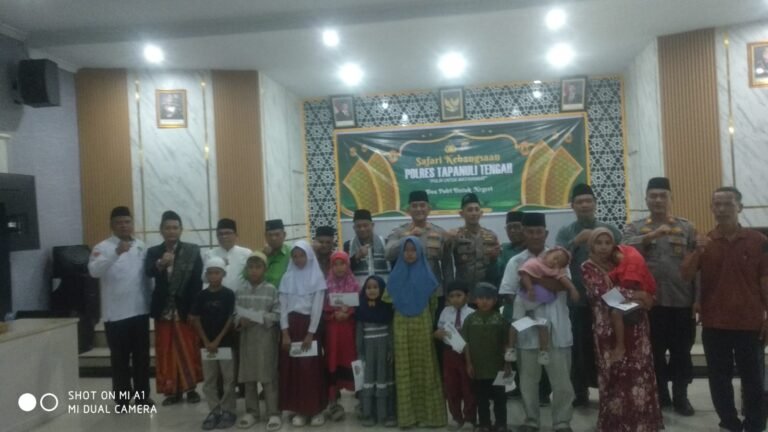 Merangkai Harmoni Lewat Doa: Safari Kebangsaan Polres Tapteng Bangkitkan Optimisme Masyarakat