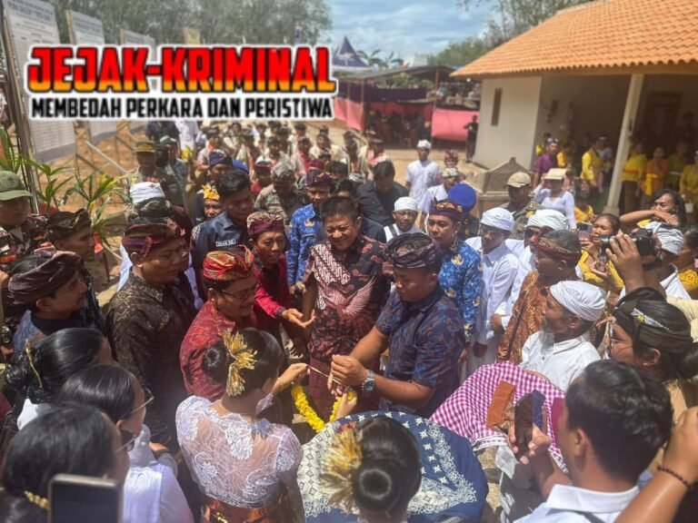 Peresmian dan Penandatanganan Prasasti Pura Dalem Tirta Sari Berlangsung Khidmat di Desa Wana Bakti