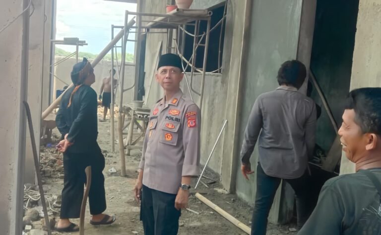 Polsek Banjarsari Lakukan Peninjauan Pembangunan Puskesmas Ciulu, Wujud Peran Kepolisian dalam Mendukung Pelayanan Kesehatan Masyarakat