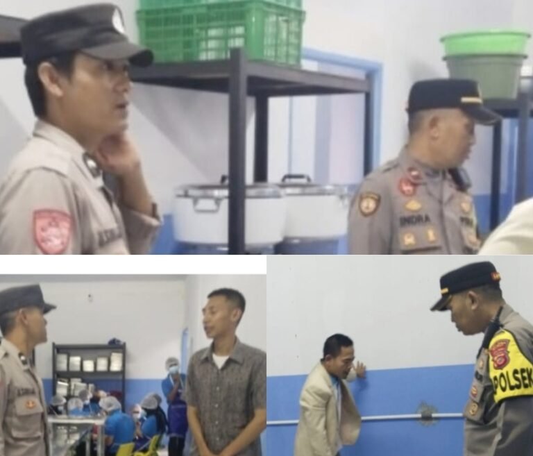 Polsek Caringin Giat Patroli Dalogis Dengan Sasaran Unit SPPG (Dapur MBG) Di Wilayah Kecamatan Caringin