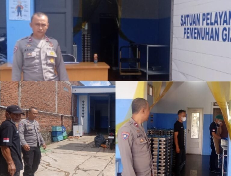 Polsek Samarang Dan Anggota Siaga Mako Giat Monitoring Dapur (MBG) Makanan Bergizi Gratis