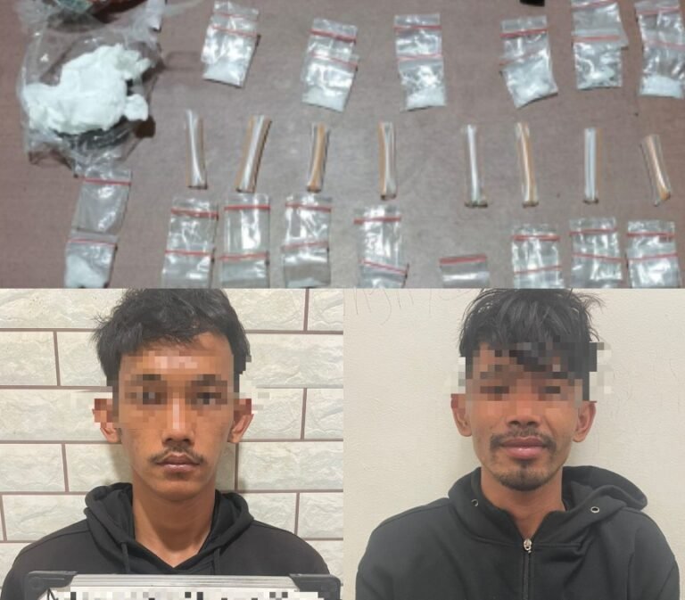 Sat Narkoba Polres Garut Bekuk Dua Pengedar Sabu, Amankan Puluhan Paket Siap Edar