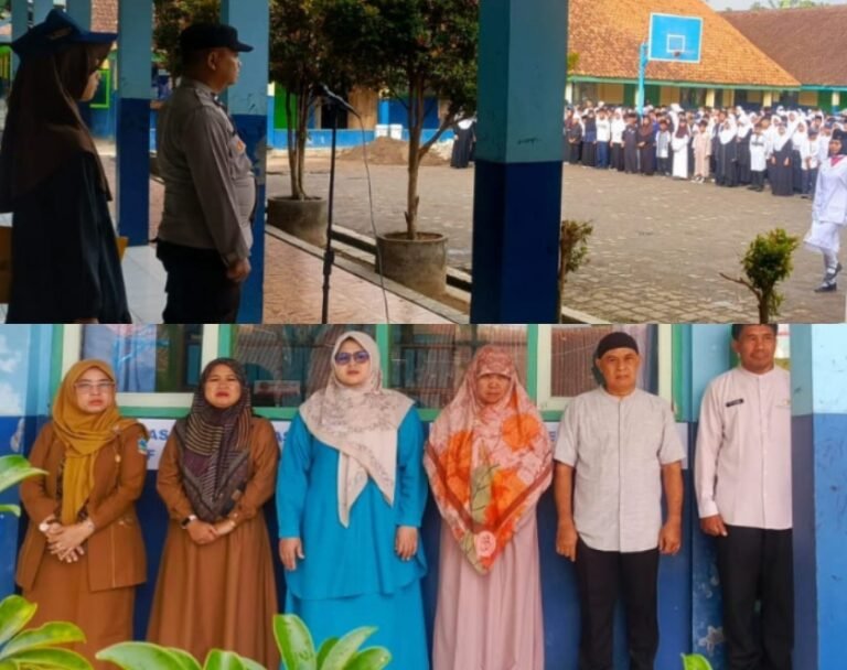 Polsek Samarang Menjadi Pembina Upacara pada Kegiatan Pembinaan Moral dan Mental di SMPN 2 Samarang