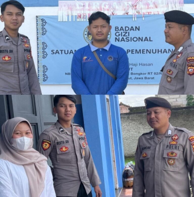 Kegiatan Polsek Samarang Lakukan Monitoring Dapur (MBG) Makanan Bergizi Gratis Di Kec Samarang