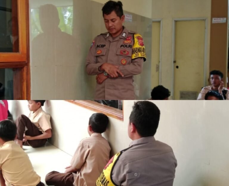 Polsek Samarang Laksanakan Safari Shalat Jum’at, Sekaligus Sampaikan Himbauan Kamtibmas