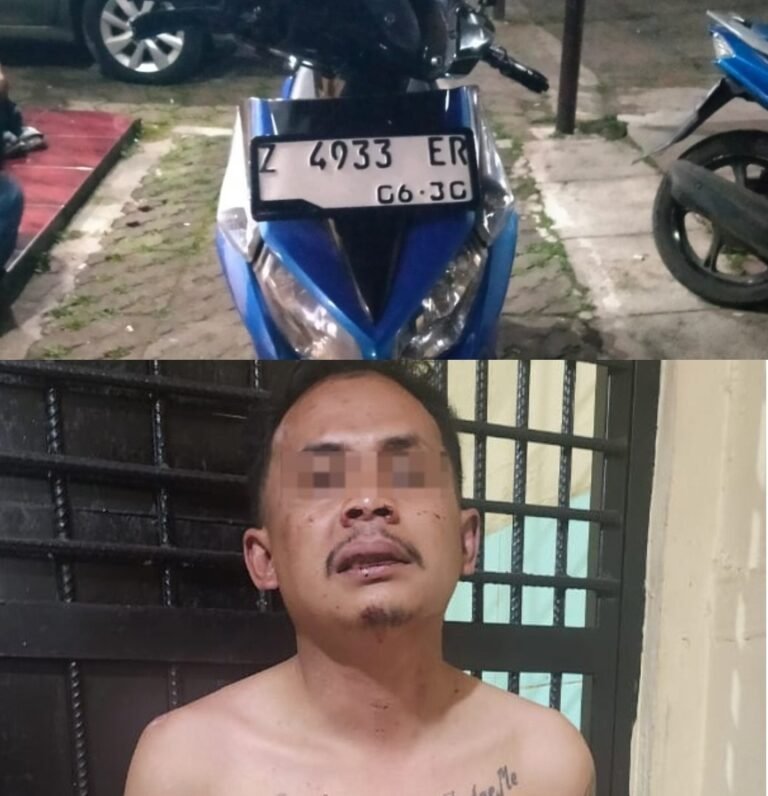 Polsek Tarogong Kidul Amankan Pelaku Dugaan Curanmor di Babakan Manggung