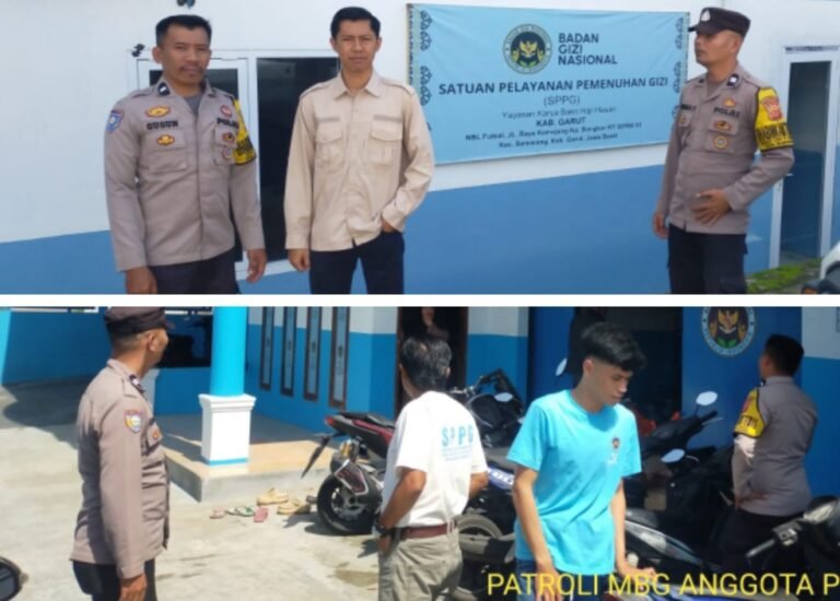 Polsek Samarang Bersama Danramil 1112/Samarang Lakukan Peninjauan Dapur MBG