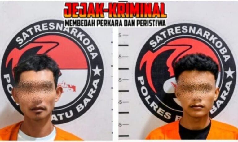 Di Duga Dua Pemuda Pengedar Sabu Di Lokasi Terpisah, Akhirnya Di Ringkus Polres Batu Bara