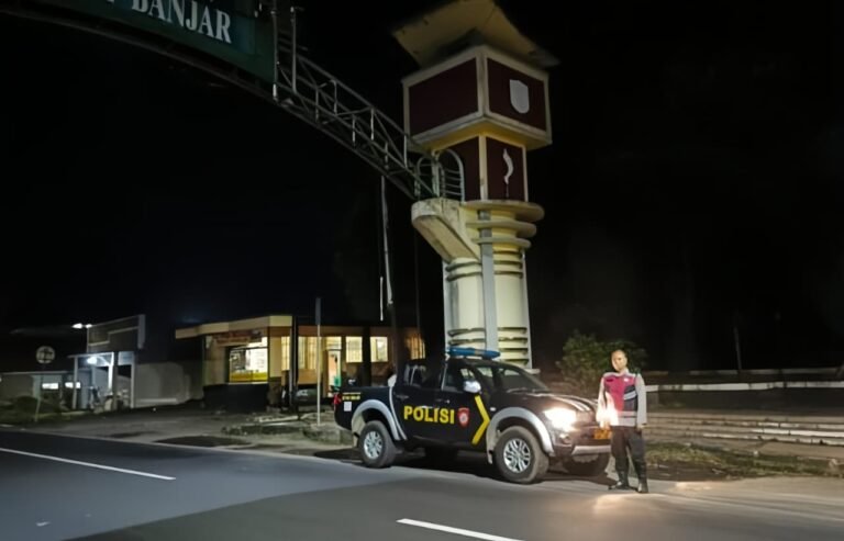 Polsek Cimaragas Tingkatkan Patroli KRYD Malam Hari, Wujud Kehadiran Polisi Jaga Keamanan dan Ketertiban Masyarakat