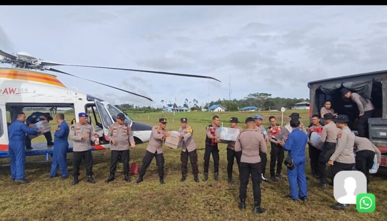 Ratusan Kilogram Bantuan Disalurkan Melalui Airdrop, Polda Sumut Pastikan Warga Terisolir Terbantu