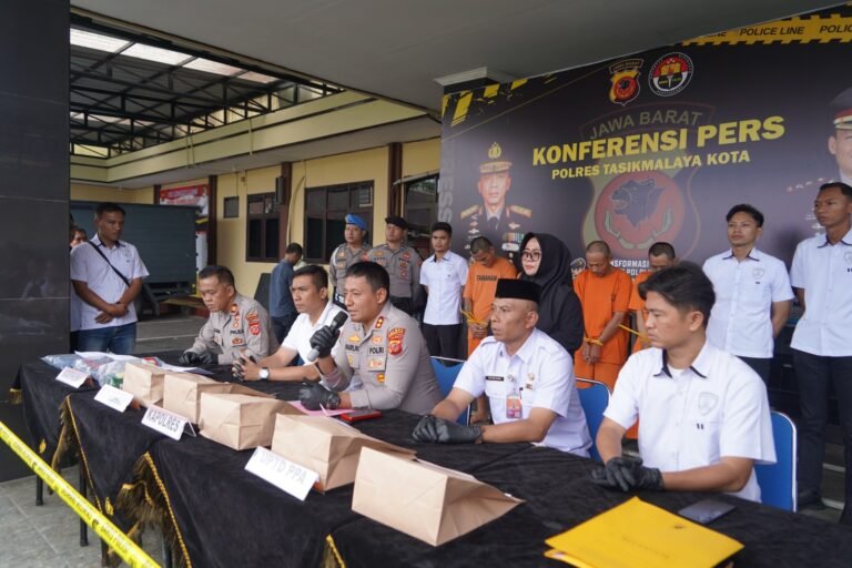 POLRES TASIKMALAYA KOTA AMANKAN TIGA KASUS PERSETUBUHAN TERHADAP ANAK DI BAWAH UMUR
