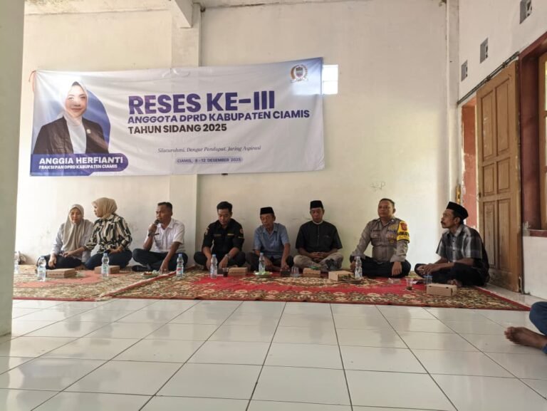 Polsek Ciamis Dukung Kelancaran Reses DPRD, Perkuat Kemitraan dengan Masyarakat Linggasari