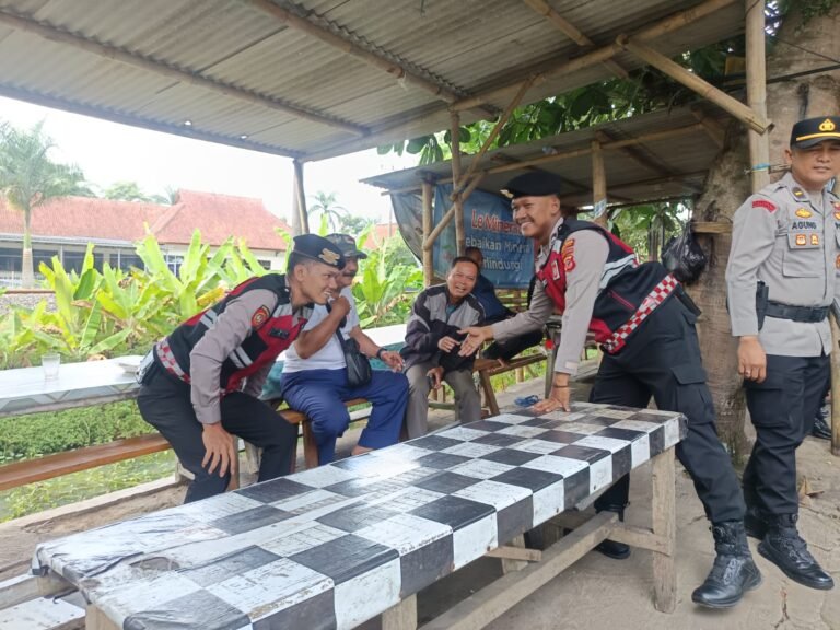 Samapta Polres Ciamis Patroli di Perkantoran Ciamis Antisipasi Balapan Liar dan Premanisme