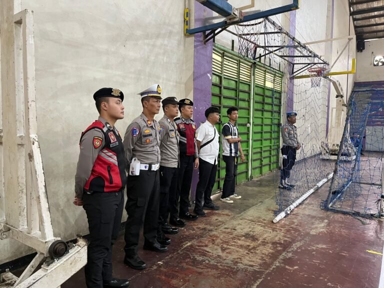 Sat Samapta Polres Ciamis Pastikan Keamanan Liga Futsal Pelajar Seri-B, Wujud Dukungan Polri terhadap Kegiatan Olahraga Pelajar