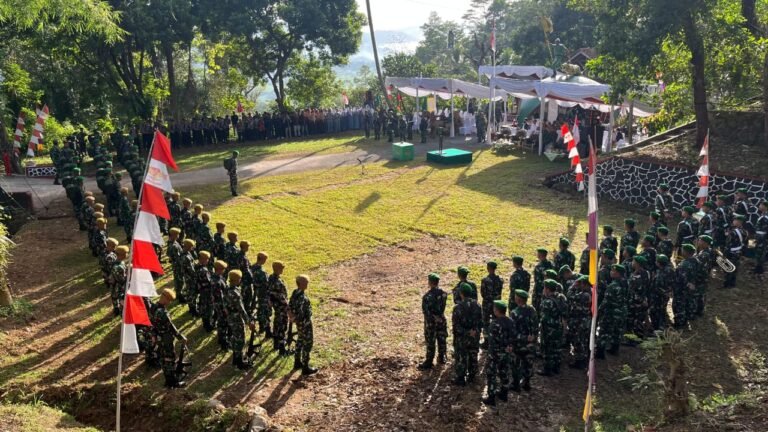 Wakapolres Ciamis Hadiri Peringatan Hari Juang TNI AD di Monumen Penyelematan Panji Siliwangi