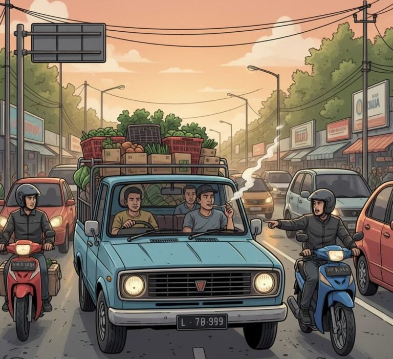 Respon Cepat Polres Garut Tindaklanjuti Aduan Warga Terkait Pengemudi Pick Up Merokok Saat Berkendara