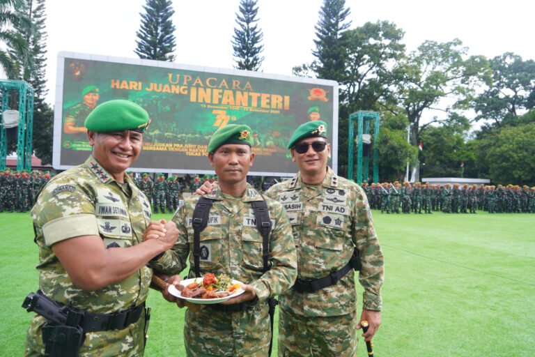 Pangdam III/Slw Hadiri Upacara Hari Juang Infanteri ke-77 di Makodam