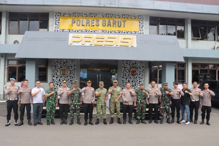 Kapolres Garut Terima Kunjungan Danrem 062/Tarumanagara, Perkuat Sinergitas TNI–Polri