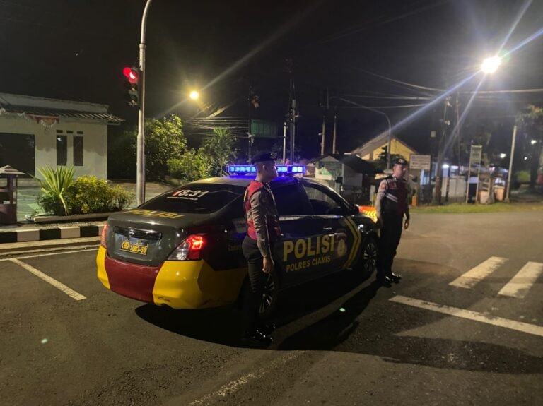 Jelang Nataru, Polres Ciamis Intensif Patroli di Malam Hari Antisipasi Balapan Liar dan Tindak Kriminalitas