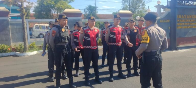 Sat Samapta Polres Ciamis Gelar Apel Kesiapan Satgas Preventif Ops Lilin Lodaya 2025, Perkuat Pengamanan Nataru