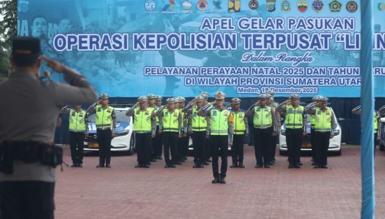 Operasi Lilin Toba 2025, Polda Sumut Tegaskan Kesiapan Pengamanan Nataru di Tengah Ancaman Cuaca Ekstrem