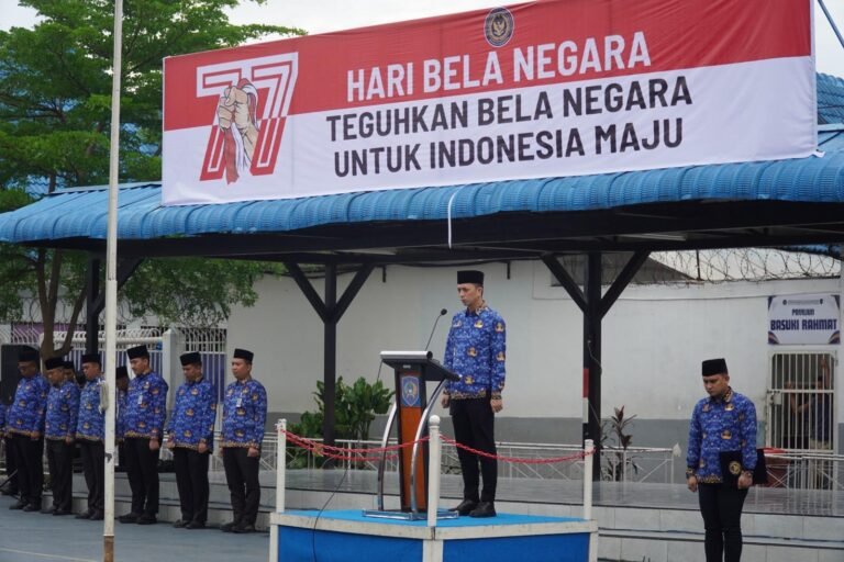 Rutan Kelas I Medan Gelar Upacara Peringatan Ke-77 Hari Bela Negara
