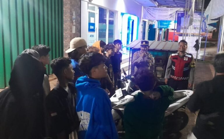 Antisipasi Gangguan Kamtibmas, Polsek Lakbok Polres Ciamis Intens Patroli KRYD ke Masyarakat