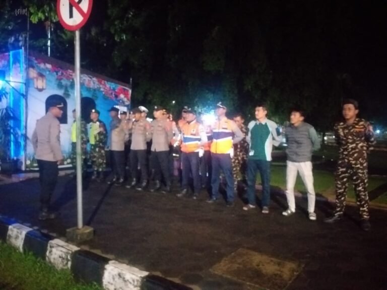 Cek Kesiapan Personel Ops Lilin Lodaya 2025, Pos Pam Kawali Apelkan Personel Piket di Malam Hari