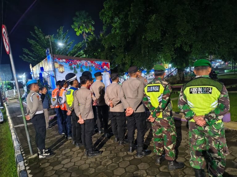 Cek Kesiapan Personel Ops Lilin Lodaya 2025, Pos Pam Kawali Apelkan Personel Piket di Malam Hari